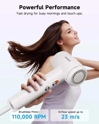Picture of Momax 1-Care  HL13 Hair Mini Ultra Speed Ion Hair Dryer