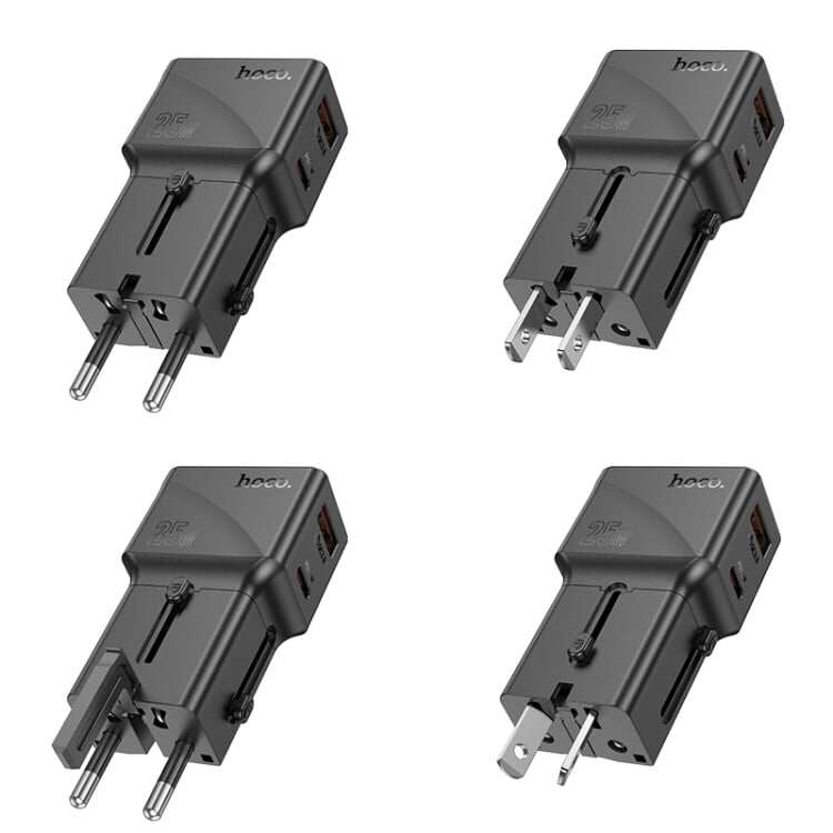 Picture of Hoco AC24 Mini PD25W QC3.0 Universal Travel Charger with Type-C to Type-C Cable