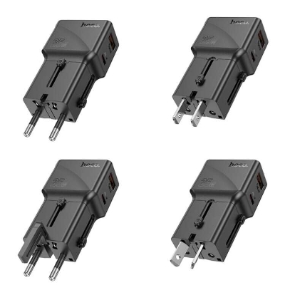 Picture of Hoco AC24 Mini PD25W QC3.0 Universal Travel Charger with Type-C to Type-C Cable