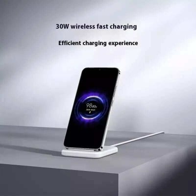 Picture of Xiaomi 30W Vertical Wireless Charger Stand Quick Charging For Phones & Pads