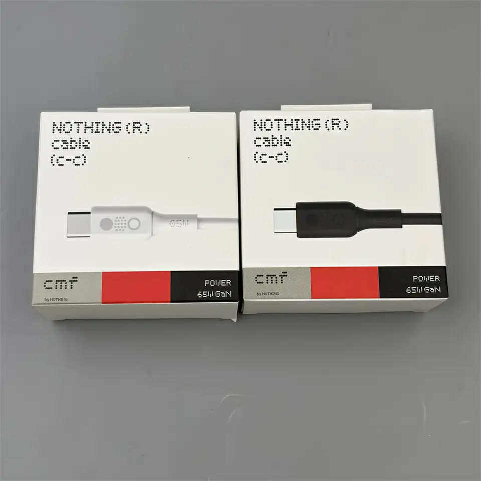 Picture of NOTHING CMF 65W Power GaN USB C to USB C PD Fast Charging Cable – 1m