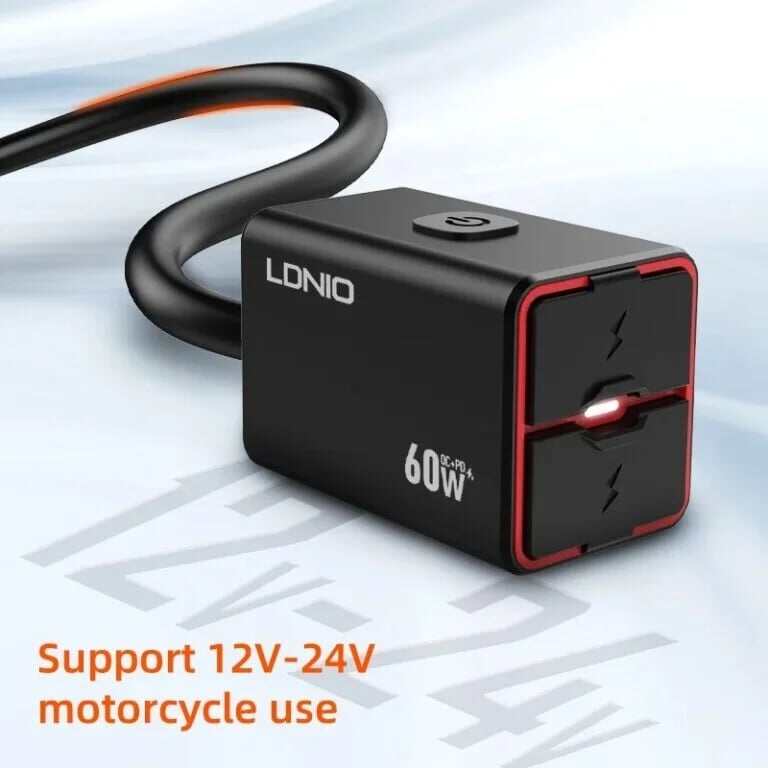 Picture of Ldnio C108 60W Motorcycle Fast Charger