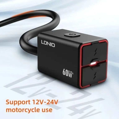 Picture of Ldnio C108 60W Motorcycle Fast Charger
