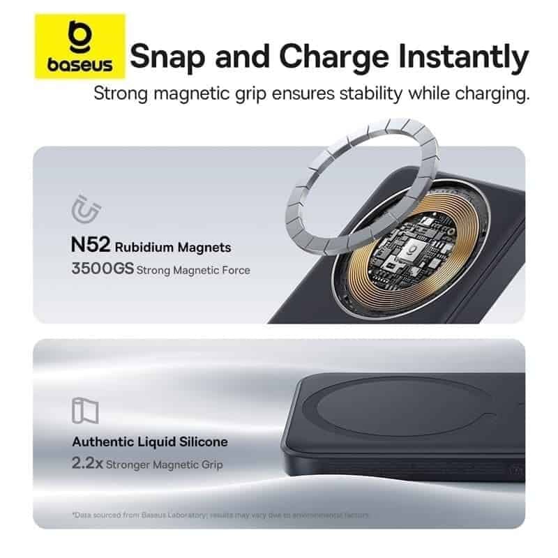 Picture of Baseus EnerFill FM11 22.5W Magnetic Power Bank 10000mAh - Black