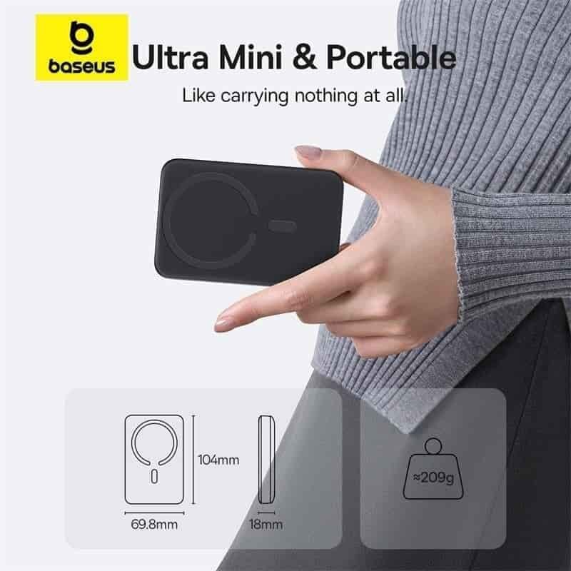 Picture of Baseus EnerFill FM11 22.5W Magnetic Power Bank 10000mAh - Black