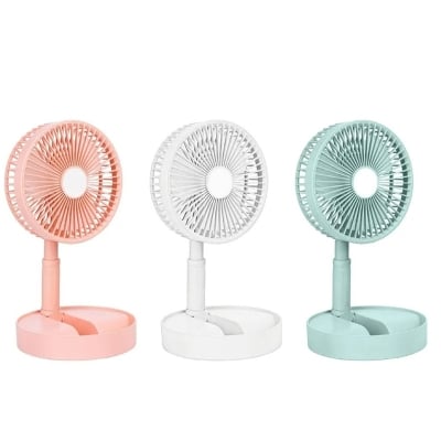 Picture of Joykaly YG-733 Rechargeable Mini Portable Fan, 3–5 Hours Backup – Multicolor