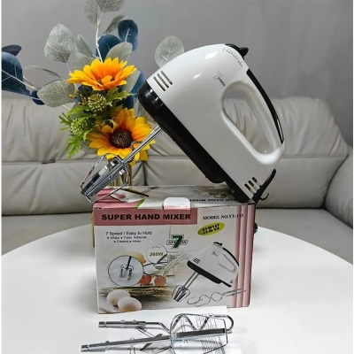 Picture of Scarlett 180W 7-Speed Electric Hand Mixer & Egg Beater – White