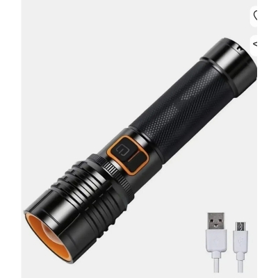 Picture of Sanford 10,000mAh Powerful LED Torch Light – Black