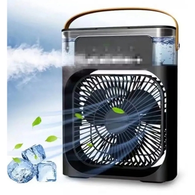 Picture of Mini USB Air Cooler Fan with Humidifier & Water Mist – Black