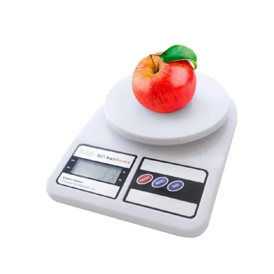 Picture of 10kg Digital Kitchen Scale with 1g Precision – White