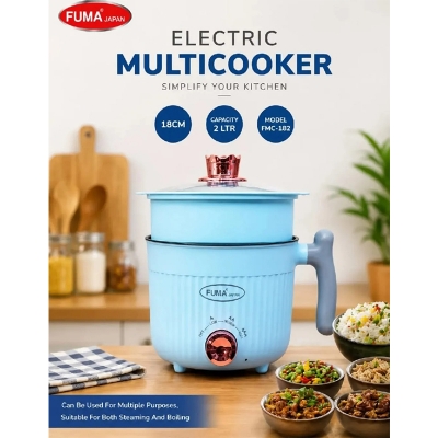 Picture of Multifunctional Non-Stick Mini Electric Cooker & Frying Pan – Green