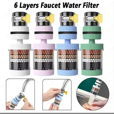 Picture of 6-Layer Faucet Water Filter – Multicolor