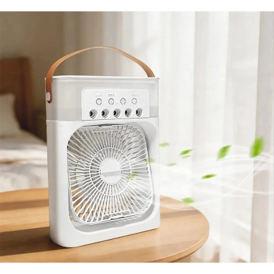 Picture of Mini USB Air Cooler Fan with Humidifier & Water Mist – Black