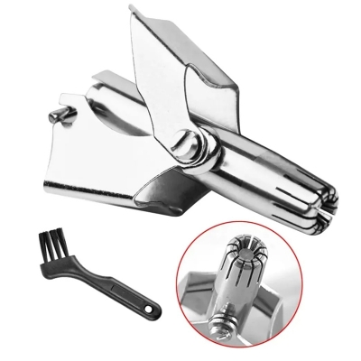 Picture of Stainless Steel Manual Nose Hair Trimmer, Washable & Portable – Silver