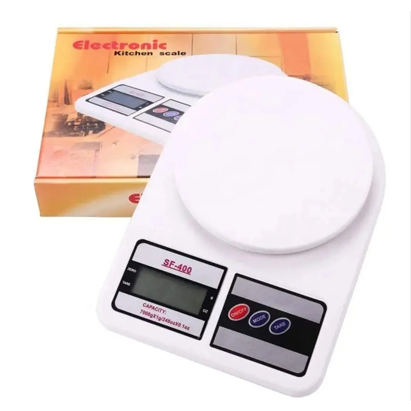 Picture of 10kg Digital Kitchen Scale with 1g Precision – White