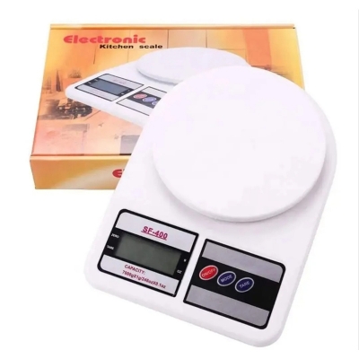 Picture of 10kg Digital Kitchen Scale with 1g Precision – White