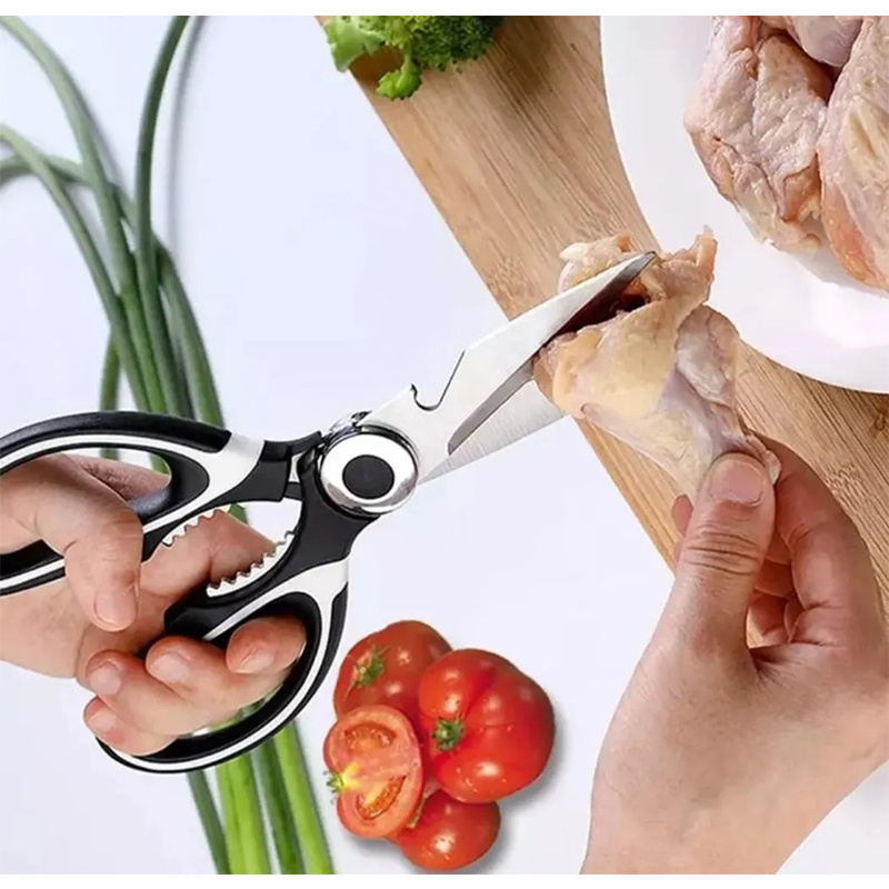 Picture of Multifunctional Kitchen Scissors for Meat, Poultry, Fish & Vegetables – Black