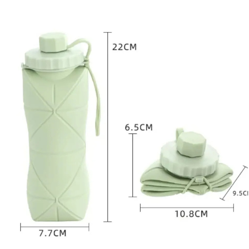 Picture of Portable Foldable Silicone Sports Water Bottle – Multicolor