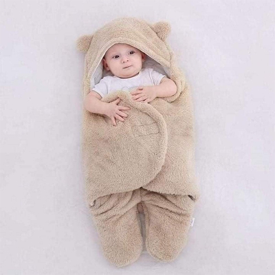 Picture of Soft Cotton Newborn Baby Swaddle Sleeping Bag (0–6 Months) – 1 Piece