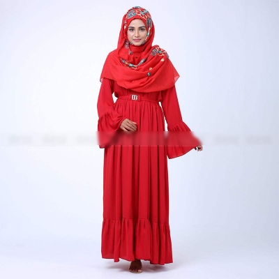 Picture of Women's Dubai Cherry Fabric Iranian-Style Abaya