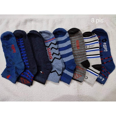 Picture of Men's Multicolor Summer Socks – 8 Pairs (16 Pieces)