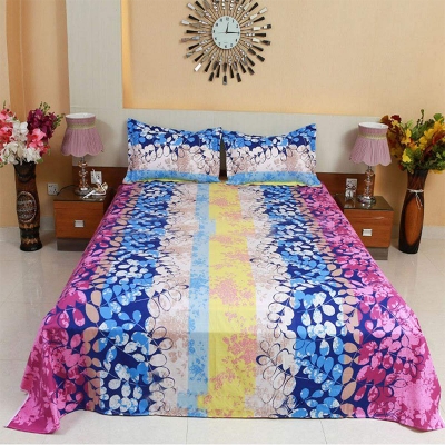 Picture of 3-Piece King-Size Printed Cotton Bed Sheet Set