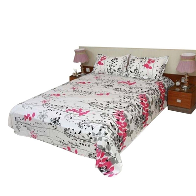 Picture of 3-Piece King-Size Printed Cotton Bed Sheet Set