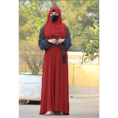 Picture of 3-Piece Abaya, Hijab and Niqab Set for Women