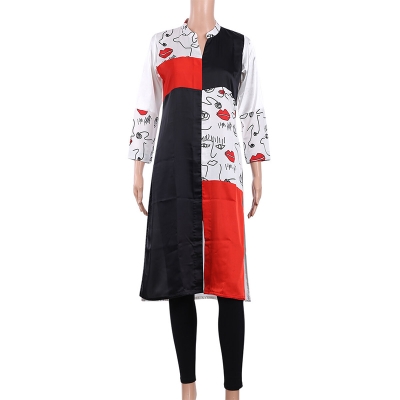 Picture of Women's Stitched One-Piece Kurti Kameez