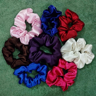 Picture of Girls' Silk Hair Band Set – 6 Pieces