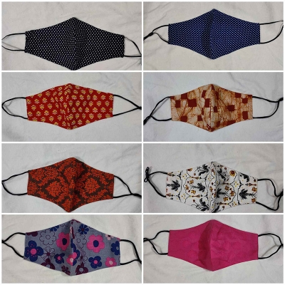 Picture of Women's 3-Layer Fabric Face Masks – 8 Pieces
