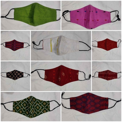 Picture of Reusable 3-Layer Fabric Face Masks – 10 Pieces