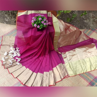 Picture of Tangail Half Silk Saree for Women