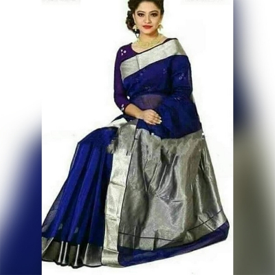 Picture of Tangail Half Silk Saree for Women