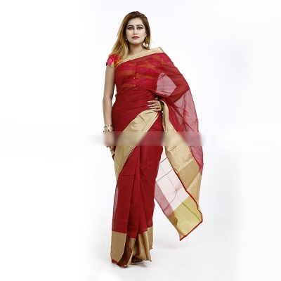 Picture of Tangail Half Silk Saree for Women