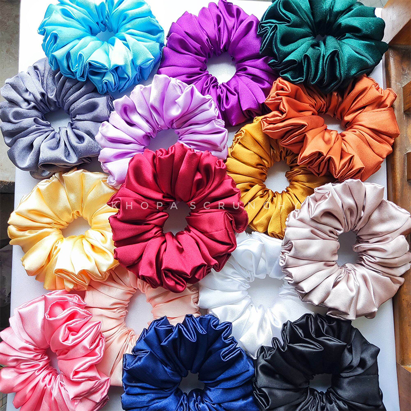 Picture of Girls' Silk Hair Band Set – 3 Pieces