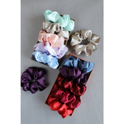 Picture of Silk Scrunchie Hair and Wrist Band for Girls – 1 Piece
