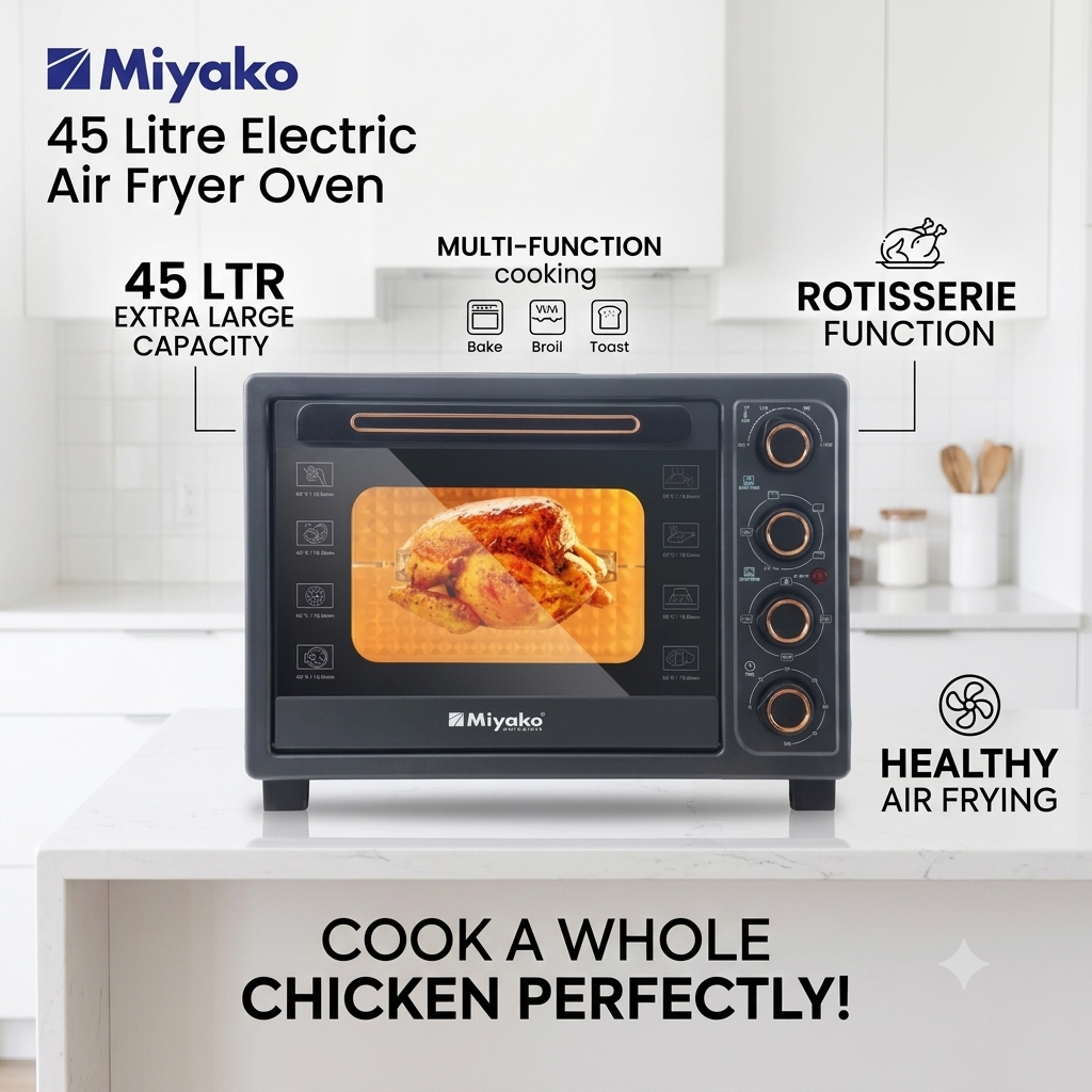 Picture of Miyako Electric Oven With Air Fryer 450RCL-D-RB
