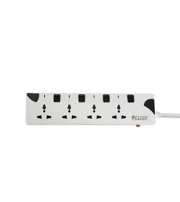 Buy Click Safe Extension Cord 2pin 4 Socket 3Y Online at Best Price