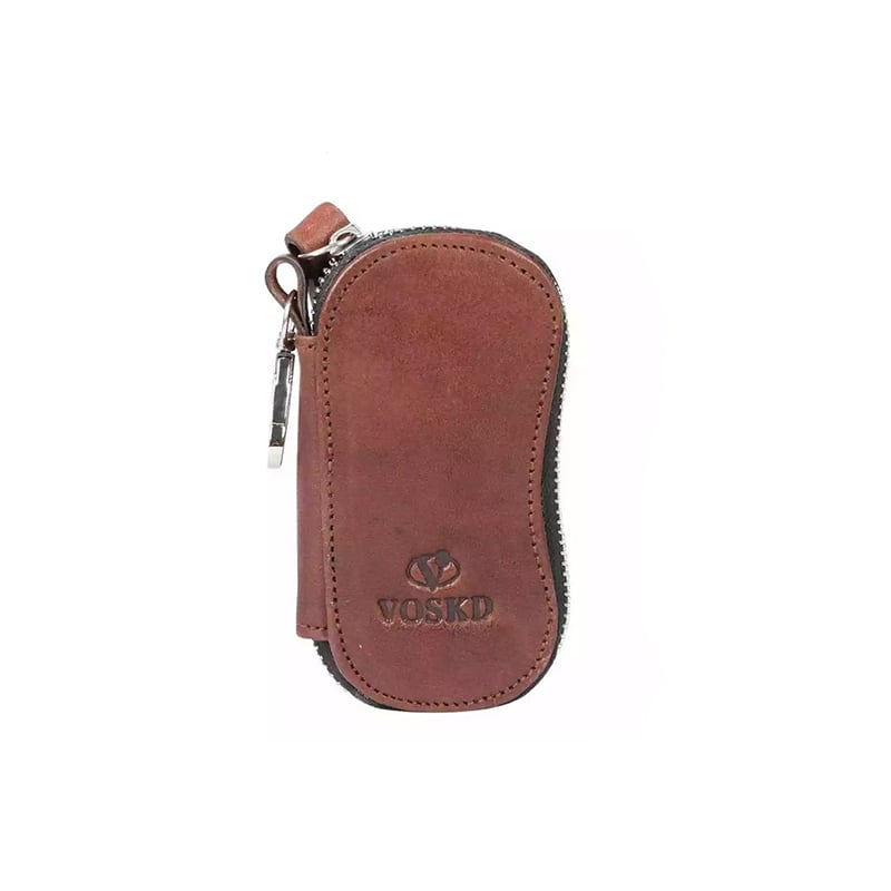 Picture of Leather Key Ring Folder Wallet - Money Bag Type Key Holder/Box - One Size