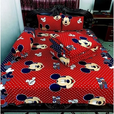 Picture of Zar'rah Shop Luxurious Twill Cotton Bedsheet With Comforter – Premium 5 Piece Set