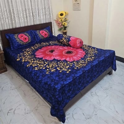 Picture of Zar'rah Shop Luxury King Size Bed Sheet With Matching Pillow Covers (4-Piece Set)