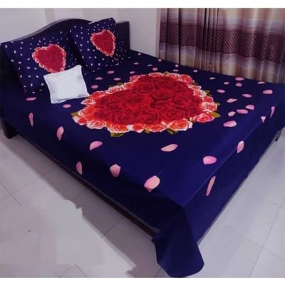 Picture of Zar'rah Shop Luxury King Size Bed Sheet With Matching Pillow Covers (4-Piece Set)