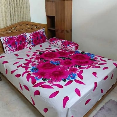 Picture of Zar'rah Shop Luxury King Size Bed Sheet With Matching Pillow Covers (4-Piece Set)