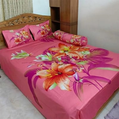 Picture of Zar'rah Shop Luxury King Size Bed Sheet With Matching Pillow Covers (4-Piece Set)
