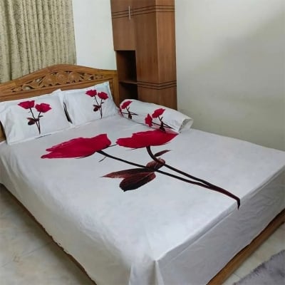 Picture of Zar'rah Shop Luxury King Size Bed Sheet With Matching Pillow Covers (4-Piece Set)