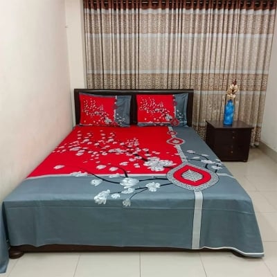 Picture of Zar'rah Shop Luxury King Size Bed Sheet With Matching Pillow Covers (4-Piece Set)