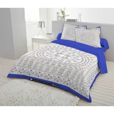 Picture of Zar'rah Shop Luxury King Size Bed Sheet With Matching Pillow Covers (4-Piece Set)