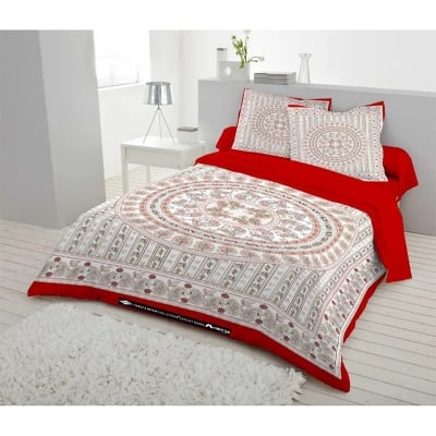 Picture of Zar'rah Shop Luxury King Size Bed Sheet With Matching Pillow Covers (4-Piece Set)