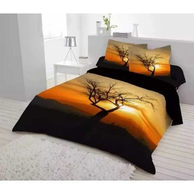 Picture of Zar'rah Shop Luxury King Size Bed Sheet With Matching Pillow Covers (4-Piece Set)
